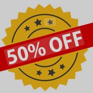 50% OFF MOST ITEMS IN CLOSET